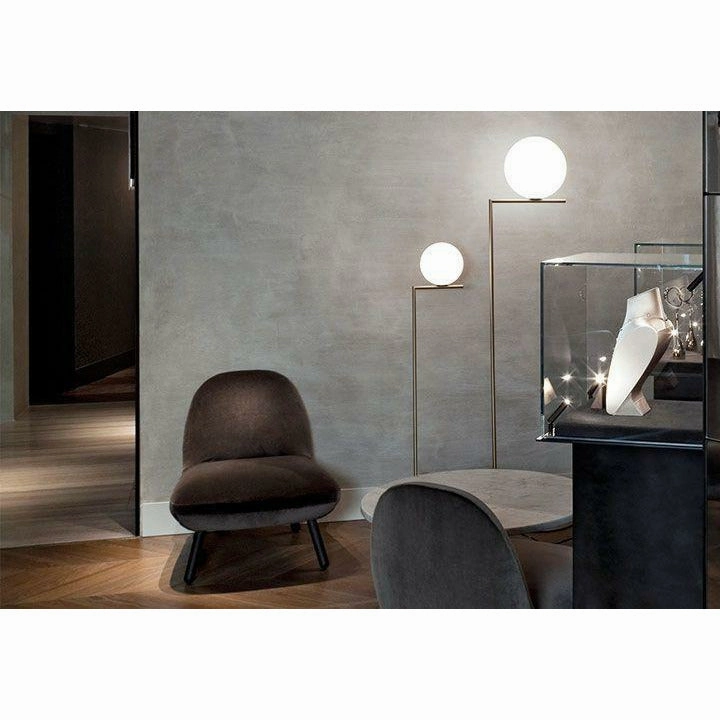 Flos Ic Light F2 Floor Lamp, Chrome