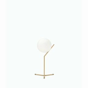 Flos Ic Light T1 High Table Lamp, Brass designer outdoor lamp