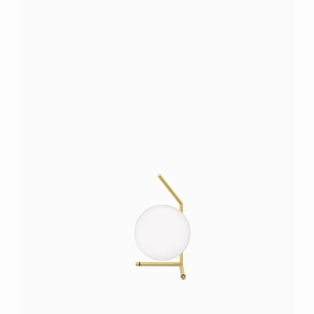 Flos Ic Light T1 Low Table Lamp, Brass designer outdoor lamp