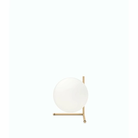 Flos Ic Light T2 Table Lamp, Brass designer outdoor lamp