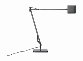 Flos Kelvin Edge Base Table Lamp, Titanium designer outdoor lamp