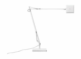 Flos Kelvin Edge Base Table Lamp, White designer outdoor lamp