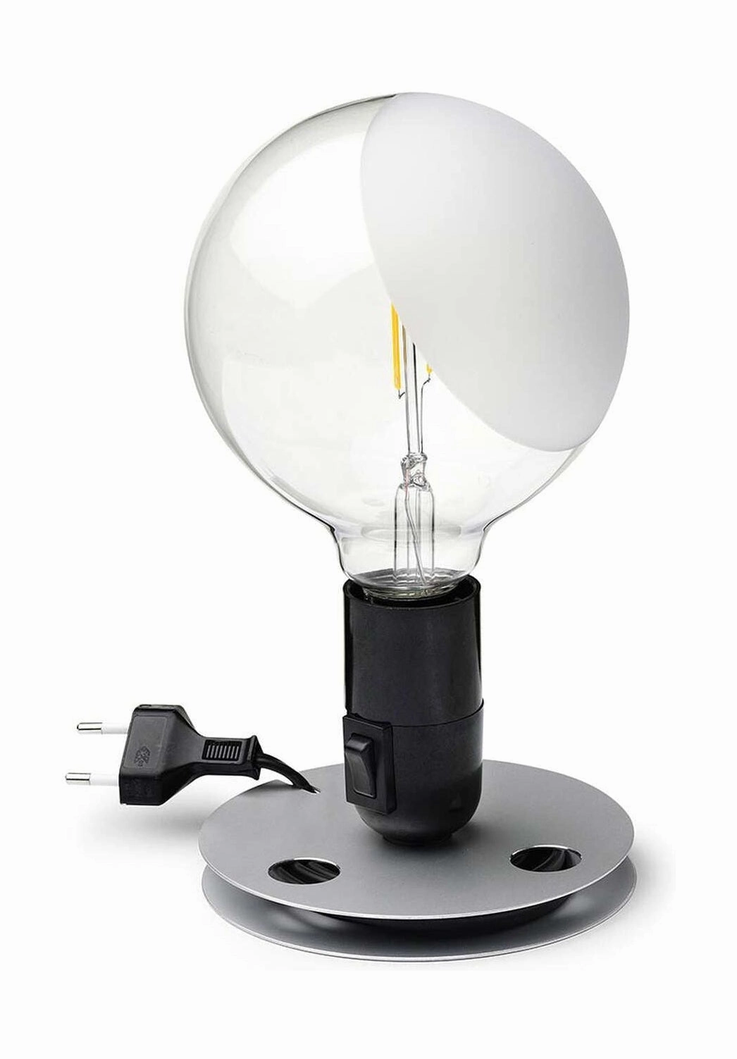 Flos Lampadina Led Table Lamp, Black designer outdoor lamp