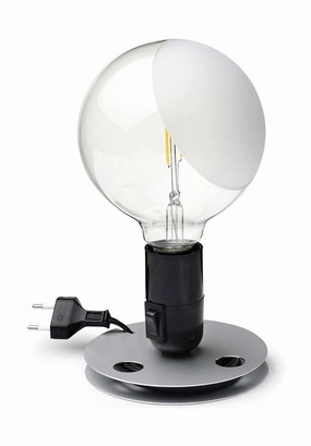 Flos Lampadina Led Table Lamp, Black designer outdoor lamp