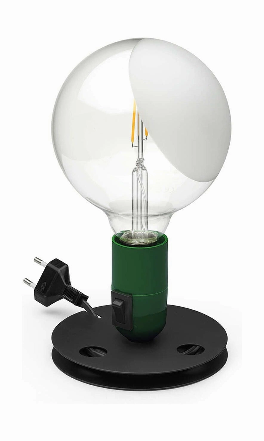 Flos Lampadina Led Table Lamp, Green designer outdoor lamp
