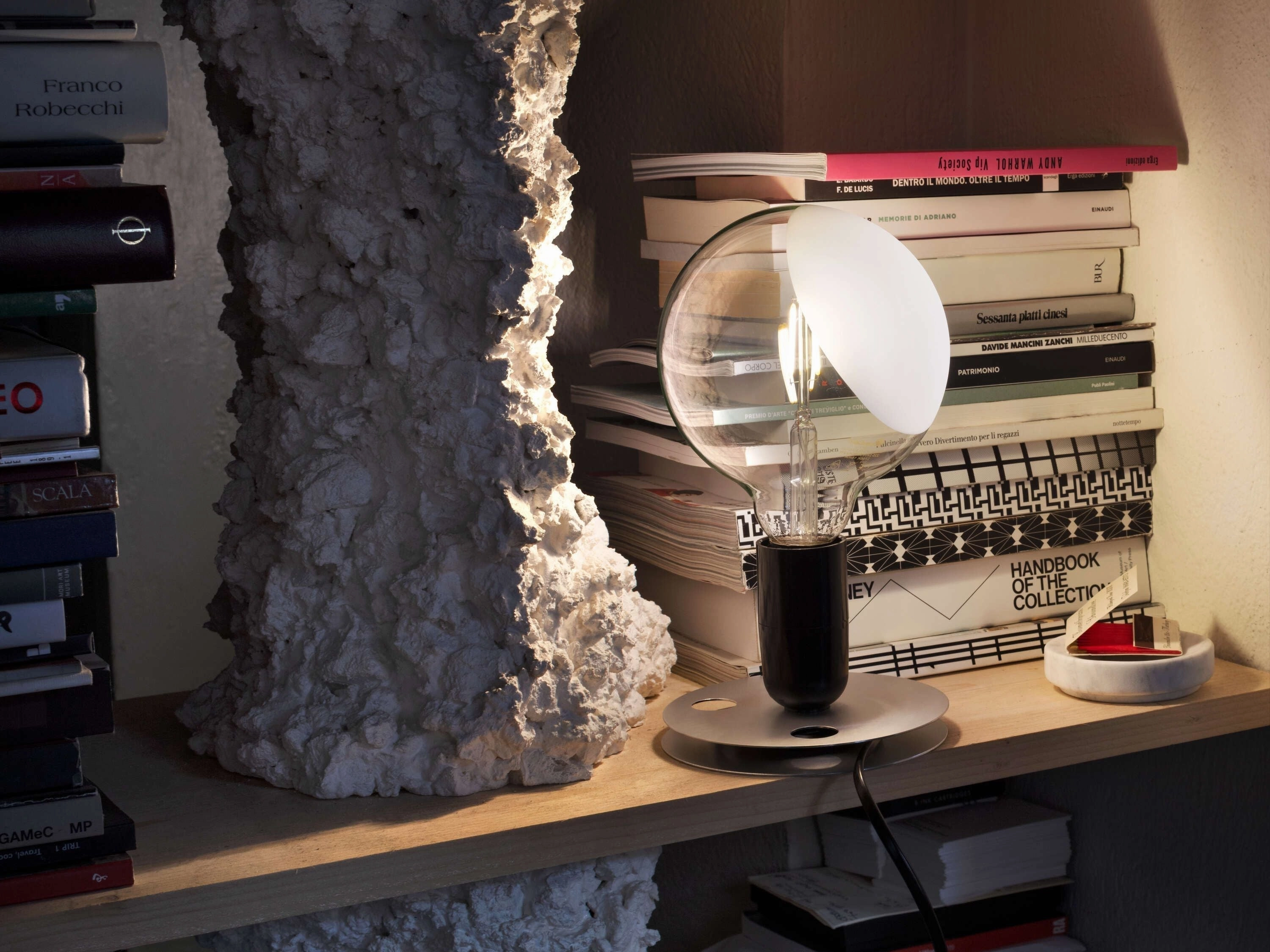 Flos Lampadina Led Table Lamp, Orange