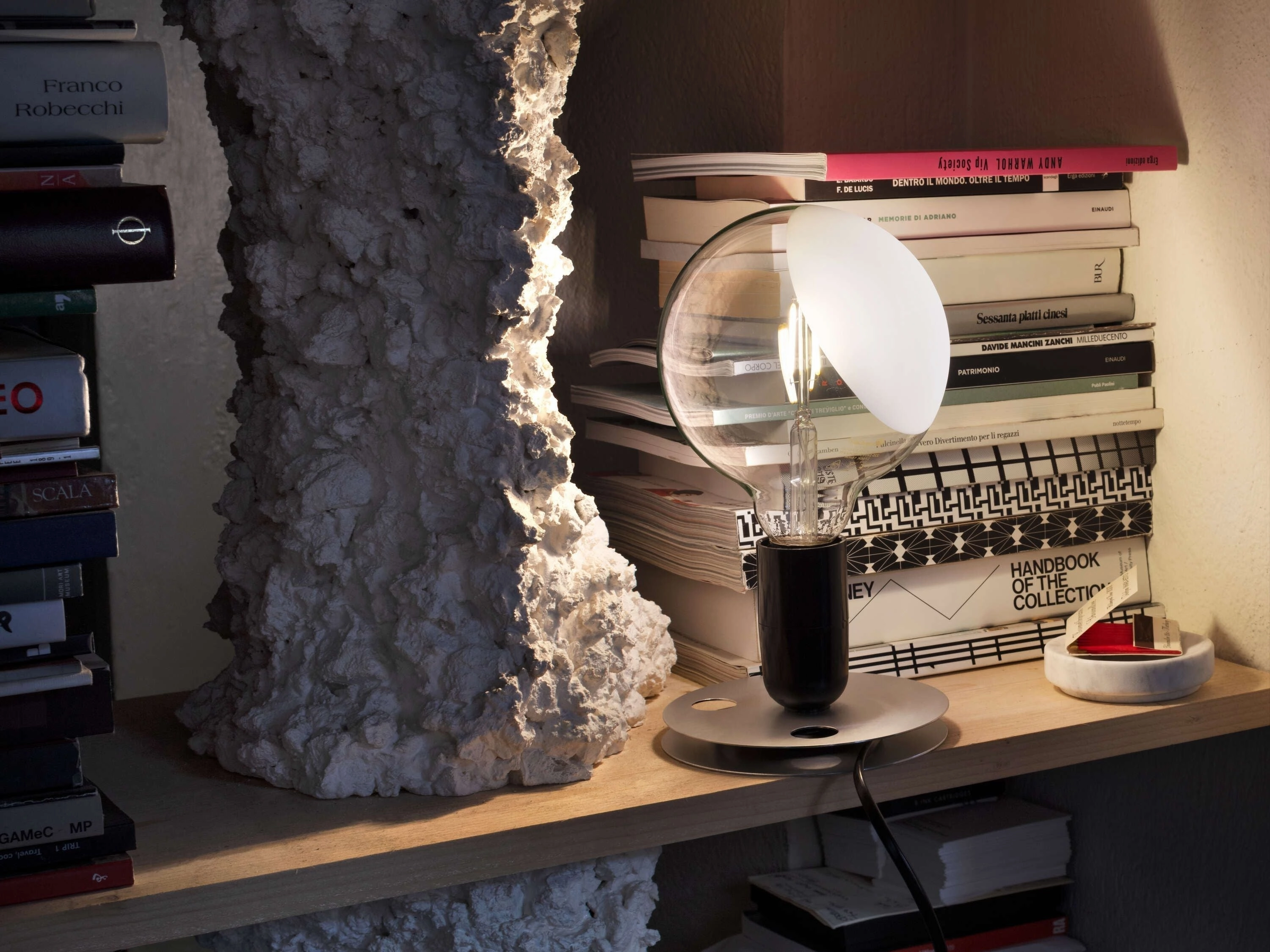 Flos Lampadina Led Table Lamp, Violet