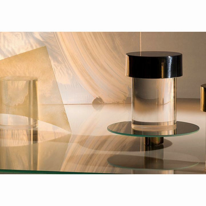 Flos Last Order Clear Table Lamp, Green Matt