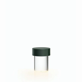 Flos Last Order Clear Table Lamp, Green Matt Louis Poulsen chandelier