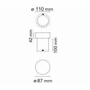 Flos Last Order Clear Table Lamp, Steel
