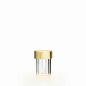 Flos Last Order Fluted Table Lamp, Brass designer outdoor lamp