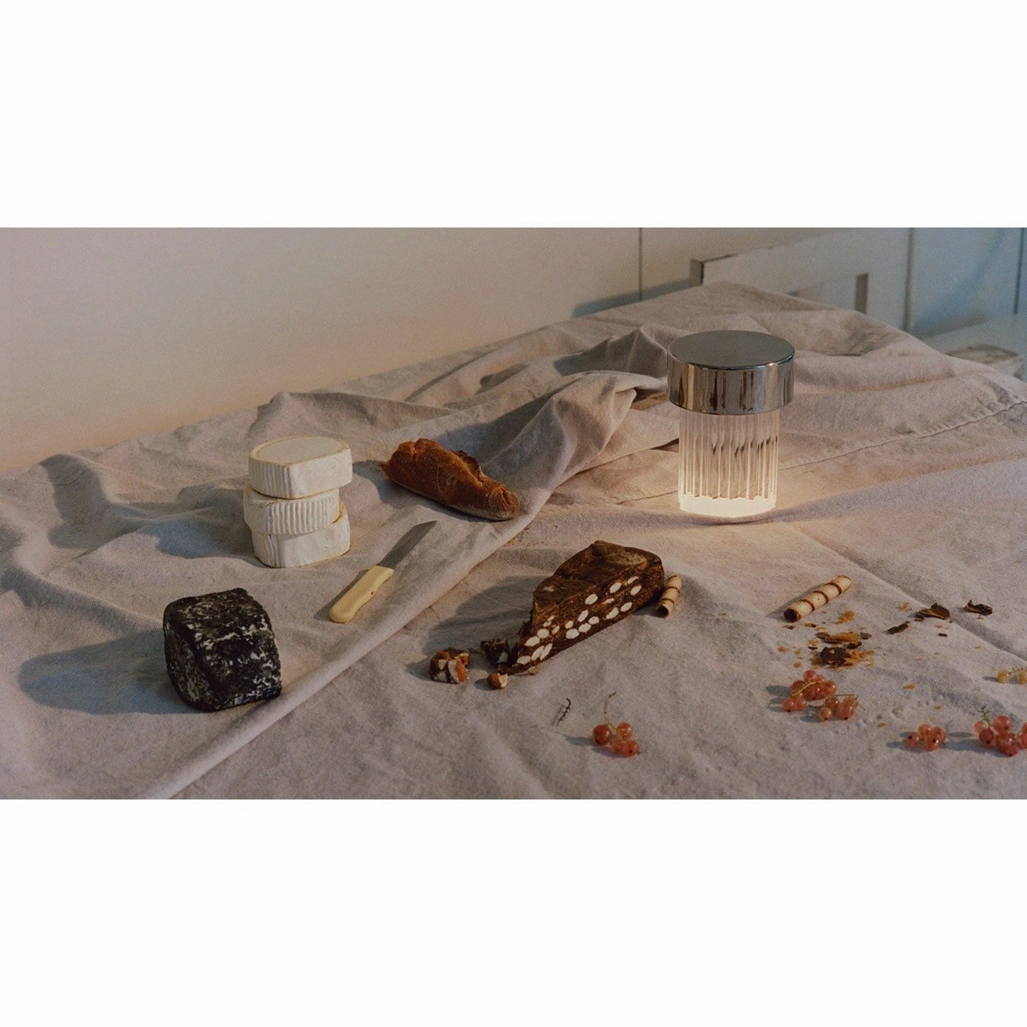 Flos Last Order Fluted Table Lamp, Satin Copper