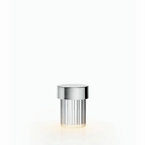 Flos Last Order Fluted Table Lamp, Steel designer outdoor lamp
