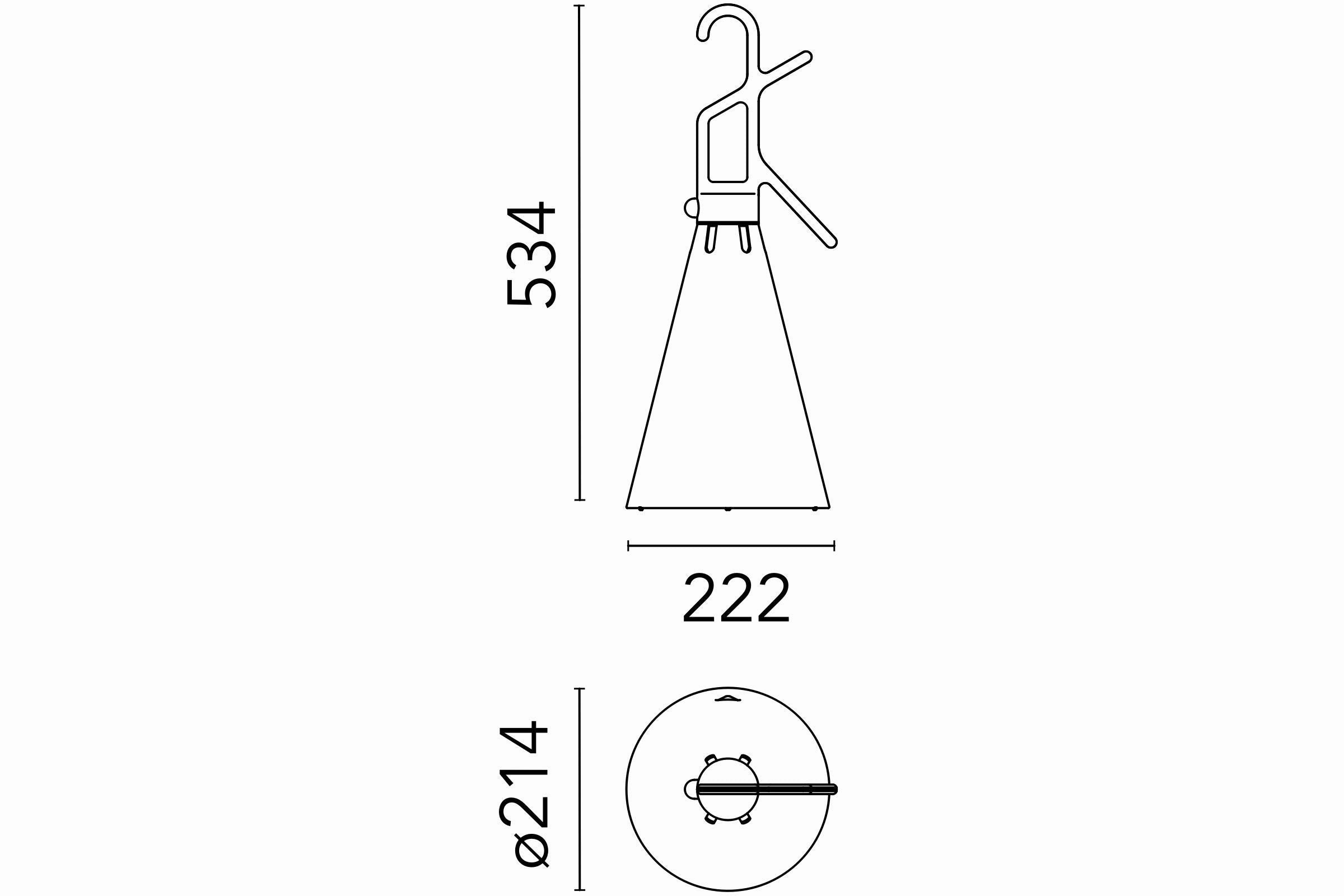 Flos Mayday Outdoor All Purpose Lamp, Black