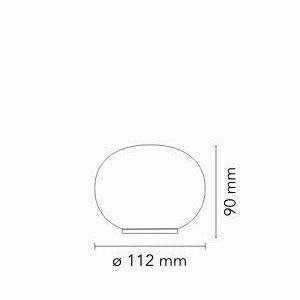 Flos Mini Glo Ball Table Lamp With Switch