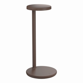 Flos Oblique Qi Table Lamp, Brown Matt Louis Poulsen chandelier