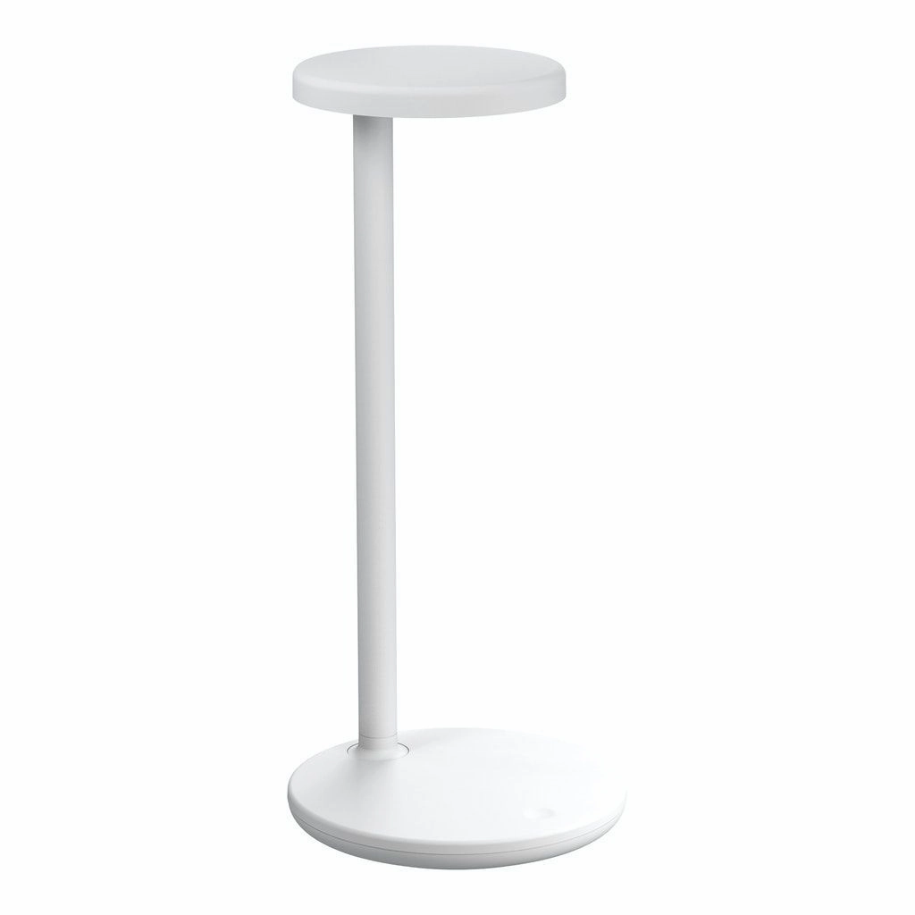 Flos Oblique Qi Table Lamp, Matt White Louis Poulsen chandelier