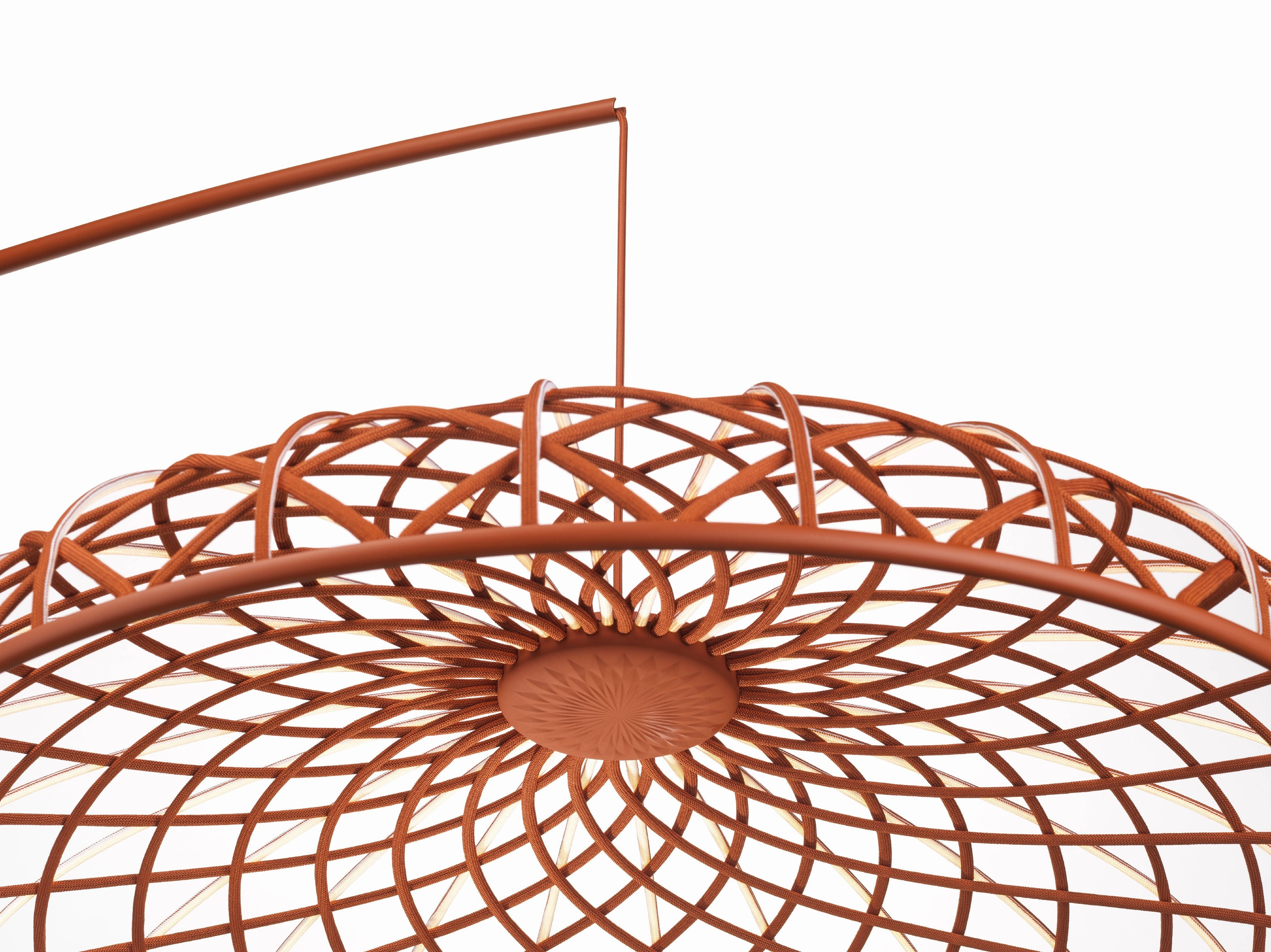 Flos Skynest Motion Floor Lamp, Brick Red