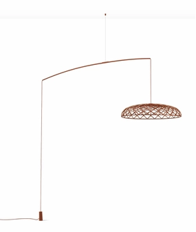 Flos Skynest Motion Floor Lamp, Brick Red garden LED light
