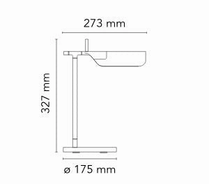 Flos Tab Table Lamp, Black