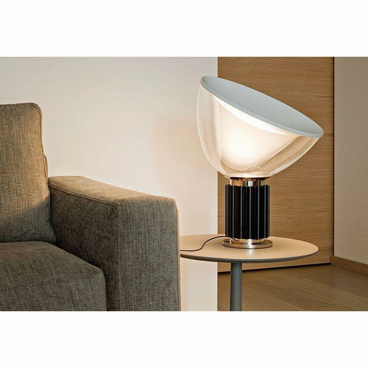 Flos Taccia Small Table Lamp Glass Shade Small, Bronze