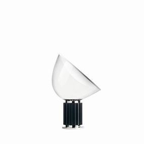 Flos Taccia Table Lamp Glass Shade, Black Louis Poulsen chandelier