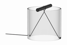 Flos To Tie T1 Table Lamp, Matt Black designer outdoor lamp