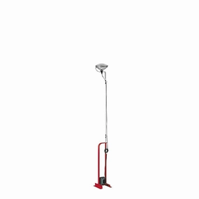 Flos Toio Led Floor Lamp, Red garden LED light