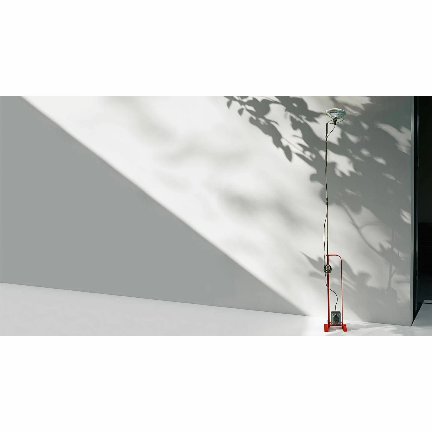 Flos Toio Led Floor Lamp, Red