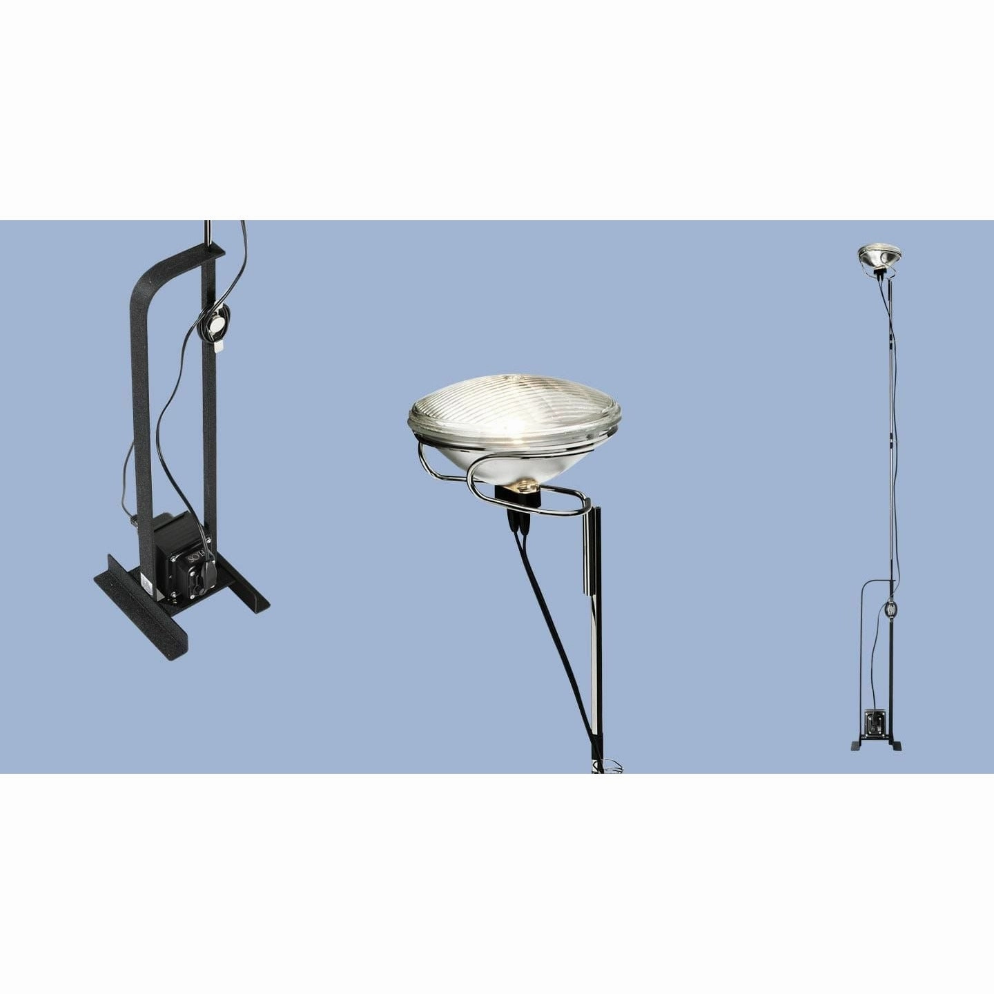 Flos Toio Special Edition Floor Lamp, Black Matt