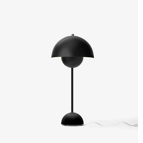 FLOWERPOT BORDLAMPE  VP3 MAT SORT ambient lighting fixture