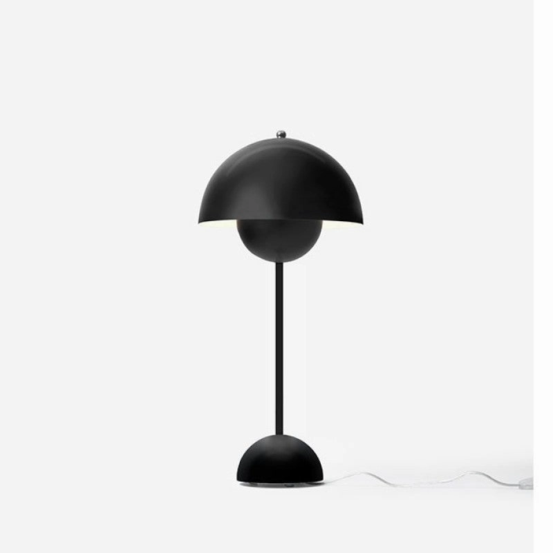 FLOWERPOT BORDLAMPE  VP3 MAT SORT ambient lighting fixture