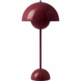 FLOWERPOT VP3 DARK PLUM BORDLAMPE ambient lighting fixture