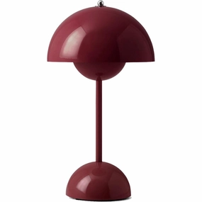 FLOWERPOT VP9 - MAGNET OPLADER PORTABLE - DARK PLUM ambient lighting fixture
