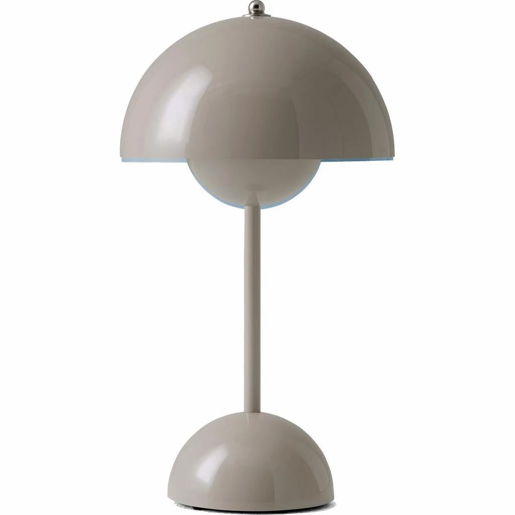 FLOWERPOT VP9 - MAGNET OPLADER PORTABLE - GREY BEIGE ambient lighting fixture