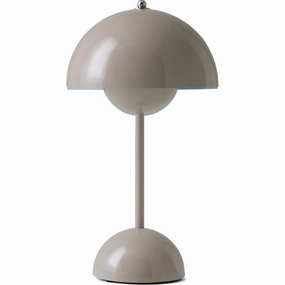 FLOWERPOT VP9 - MAGNET OPLADER PORTABLE - GREY BEIGE ambient lighting fixture