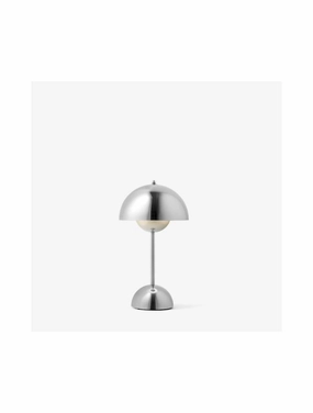 FLOWERPOT VP9 - MAGNET OPLADER PORTABLE - KROM PLATED ambient lighting fixture
