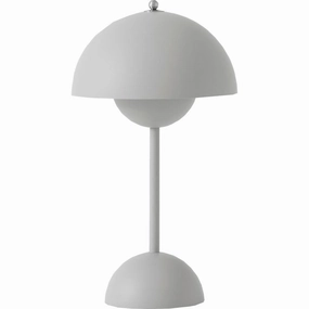 FLOWERPOT VP9 - MAGNET OPLADER PORTABLE - MAT LYS GR ambient lighting fixture