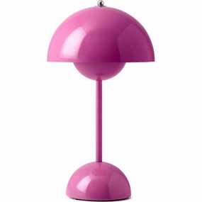 FLOWERPOT VP9 - MAGNET OPLADER PORTABLE - TANGY PINK ambient lighting fixture