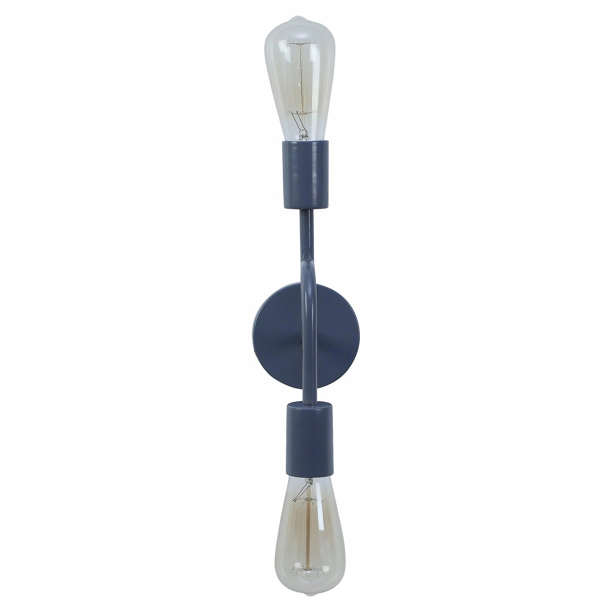 Flute Grey Metal Wall Light by SS Lightings