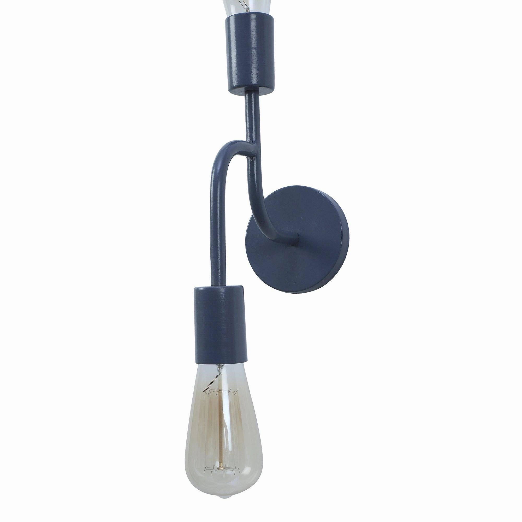Flute Grey Metal Wall Light by SS Lightings