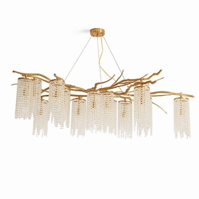 Forest Dawn Chandelier flowerpot LED lamp