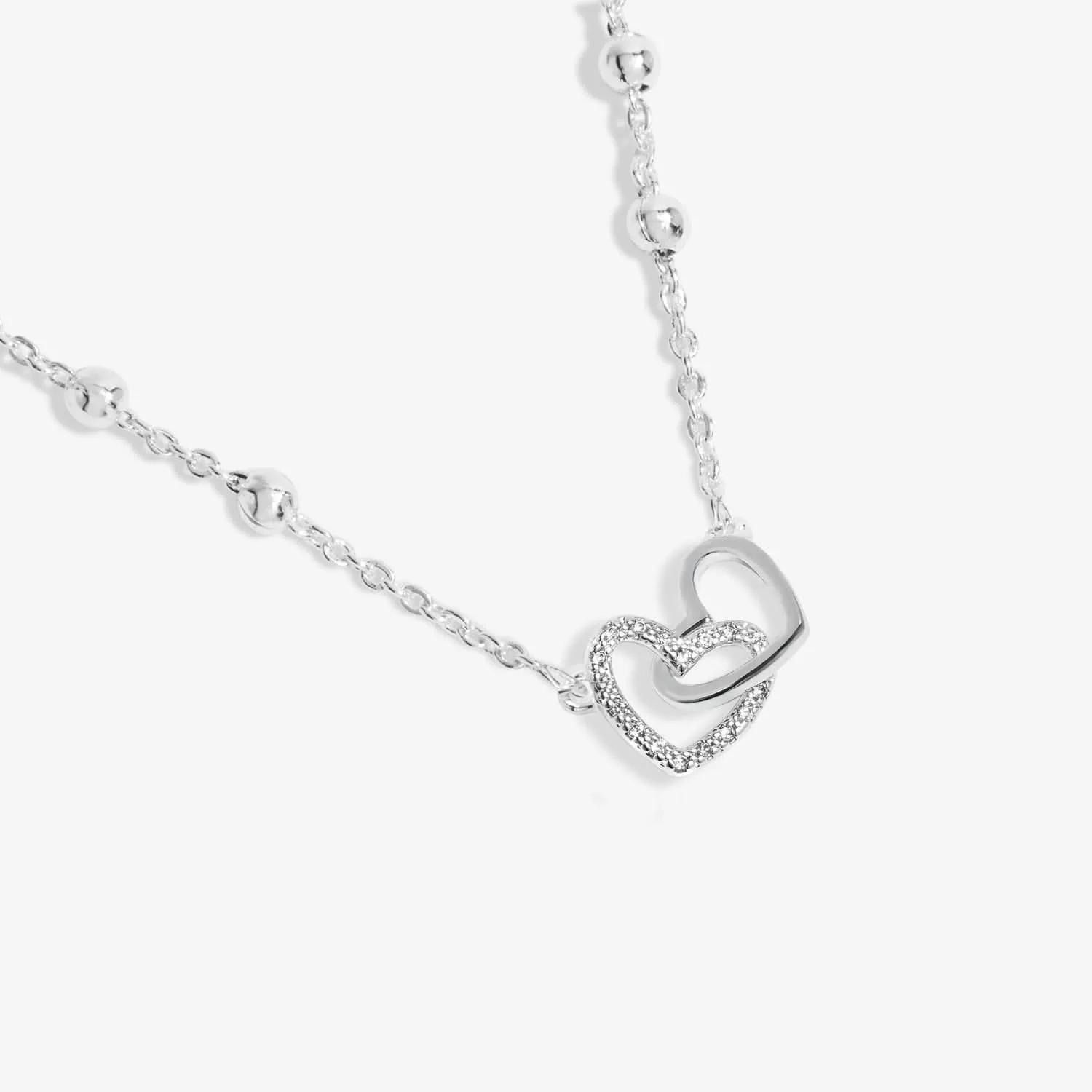 Forever Yours Just For You Birthday Girl Silver Plated Necklace 7486 Joma Jewellery