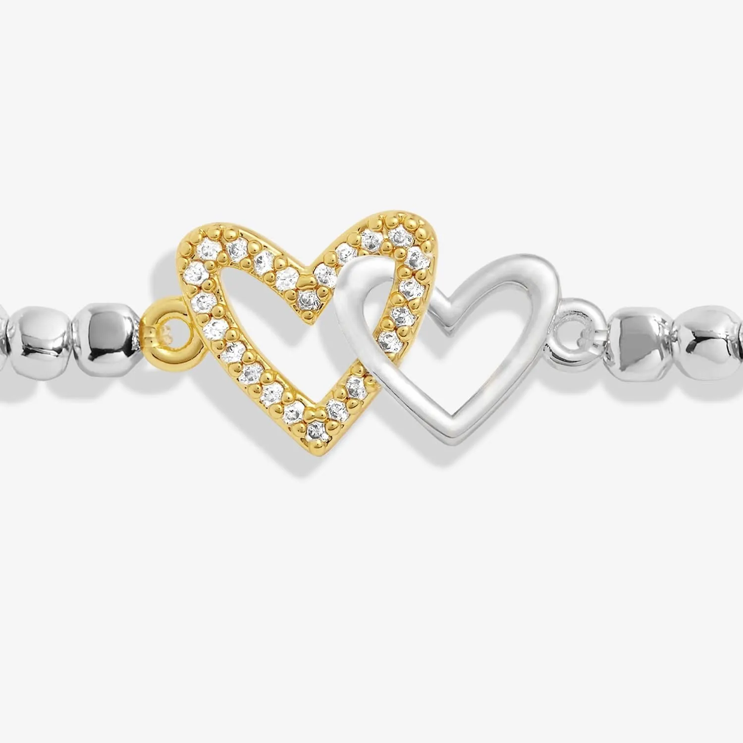 Forever Yours Love You Mum Silver Gold Plated Bracelet 7477 Joma Jewellery