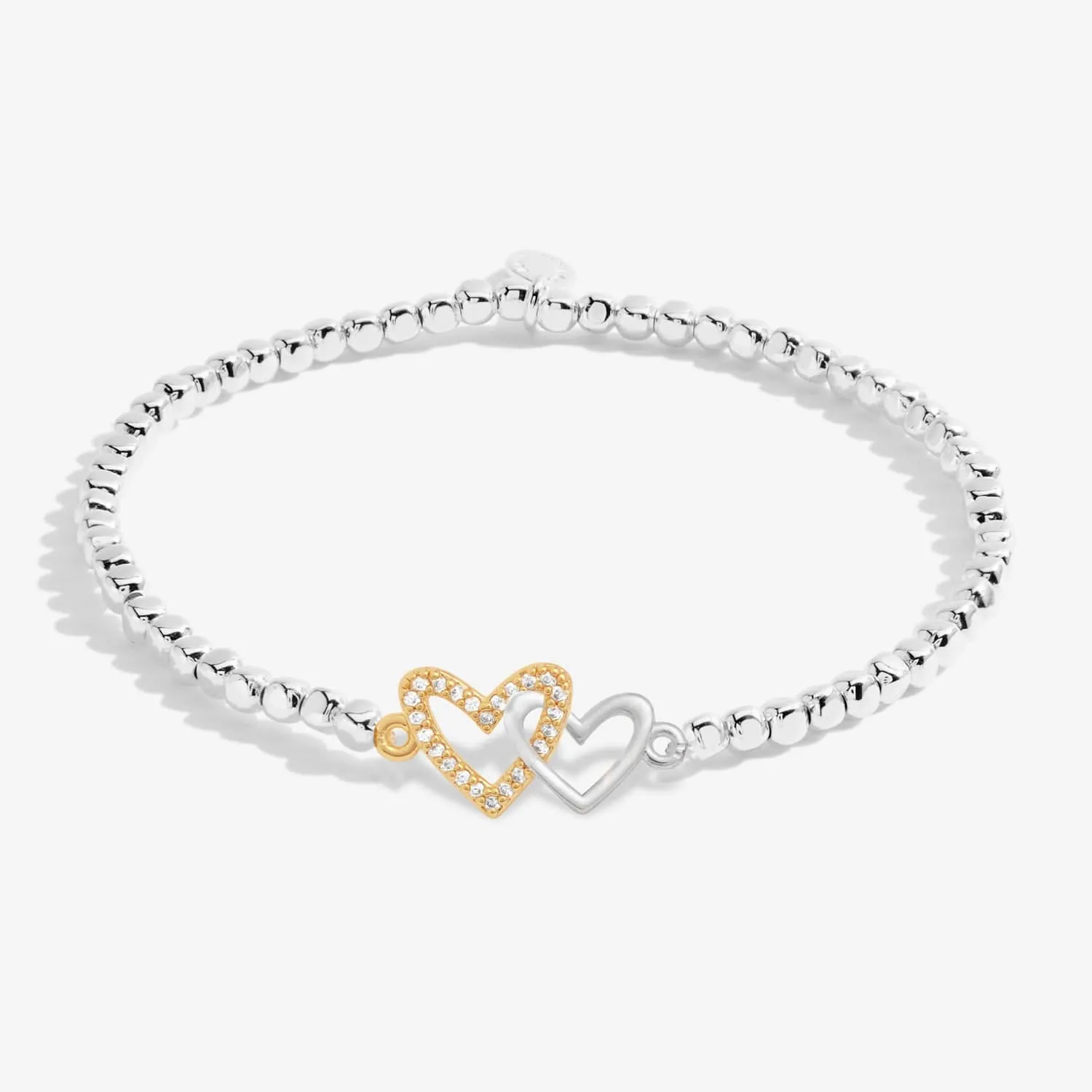 Forever Yours Love You Mum Silver Gold Plated Bracelet 7477 Joma Jewellery