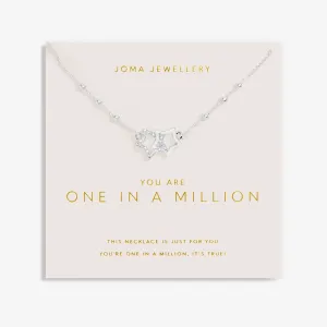 Forever Yours You Are One A Million Silver Plated Necklace 7491 Joma Jewellery