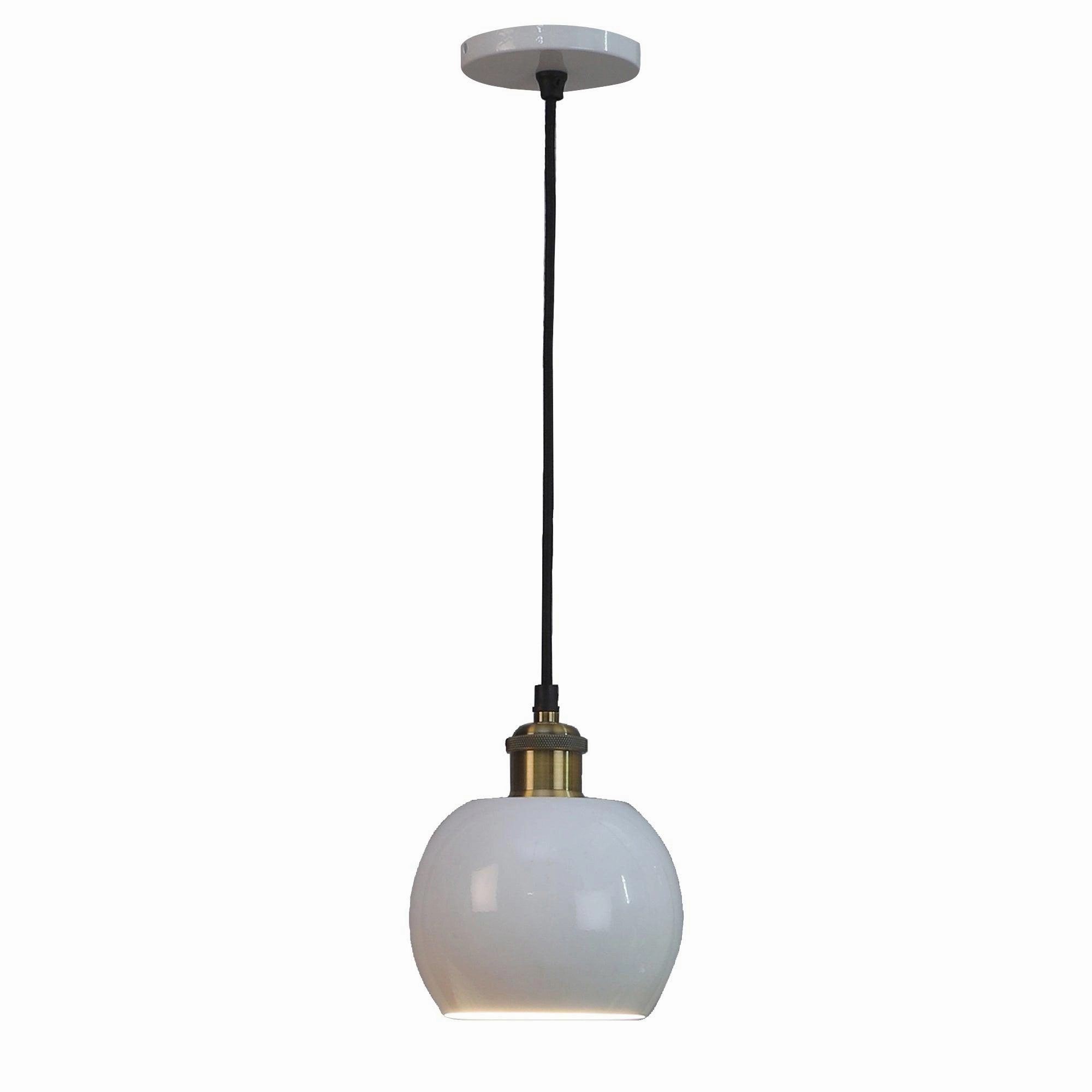 Formul White Metal Hanging Light by SS Lightings