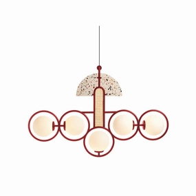 Frame Chandelier flowerpot LED lamp