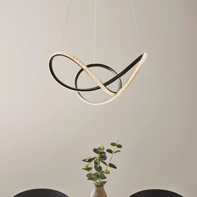 Francisca Modern LED Clear Faceted Acrylic Ceiling Pendant Light minimalist ceiling light