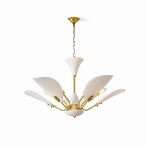 Franco Ceramics Chandelier flowerpot LED lamp